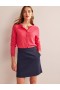 Navy Women's Boden Ponte A-line Mini Skirts