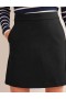 Black Women's Boden Ponte A-line Mini Skirts