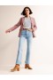 Blue Women's Boden High Rise True Straight Jeans