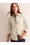 Light Yellow Women's Boden Straight-Fit Corduroy Shirts