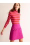 Fuchsia Women's Boden Estella Wool Mini Skirts
