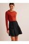 Black Women's Boden Flippy Ponte Mini Skirts