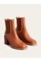 Orange Women's Boden Block-Heel Chelsea Boots