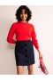 Navy Women's Boden Buttoned Ponte Mini Skirts