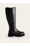 Black Women's Boden Knee-High Chelsea Boots