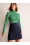 Navy Women's Boden Bi-stretch Mini Skirts