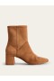 Khaki Women's Boden Cara Stretch Ankle Boots