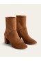 Khaki Women's Boden Cara Stretch Ankle Boots