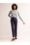 Navy Women's Boden Corduroy Slim Straight Jeans