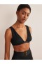Black Women's Boden Ribbed V-neck Bikinis