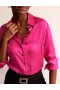 Pink Women's Boden Saskia Satin Shirts