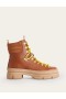 Orange Women's Boden Lace-up Ankle Boots