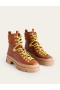 Orange Women's Boden Lace-up Ankle Boots