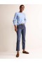 Navy Women's Boden Mid Rise Slim Jeans