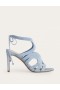 Blue Women's Boden Cut Out Heeled Sandals