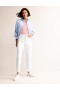 White Women's Boden High Rise True Straight Jeans