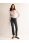 dark grey Women's Boden Velveteen Slim-Straight Jeans