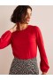 Red Women's Boden Supersoft Long Sleeve Tops