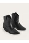 Black Women's Boden Western Ankle Boots