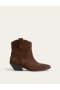 Chocolate Women's Boden Western Ankle Boots