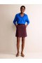 Burgundy Women's Boden Ponte A-line Mini Skirts