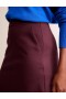 Burgundy Women's Boden Ponte A-line Mini Skirts