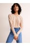 White / Multicolor Women's Boden Cotton Dropped Shoulder Tops