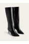 Black Women's Boden Pointed-Toe Knee High Boots