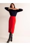 Red Women's Boden Wool Pencil Skirts