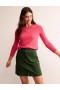 Green Women's Boden Estella Cord Mini Skirts
