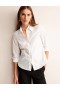 White Women's Boden Sienna Cotton Shirts