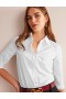 White Women's Boden Sienna Cotton Shirts
