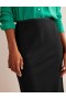 Black Women's Boden Hampshire Ponte Column Skirts