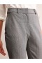 White / Grey Blue Women's Boden Kew Wool-Twill Pants