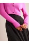 Pink Women's Boden Cropped Cashmere Crew Cardigan