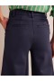 Navy Women's Boden Wide-Leg Ponte Culottes Pants
