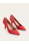 Red Women's Boden Lara Mid-Heeled Court Shoes