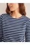 Navy / White Women's Boden Bea Long Sleeve Breton T shirts