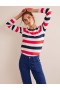 Pink Red Navy Women's Boden Bea Long Sleeve Breton T shirts