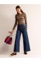 Indigo Women's Boden High Rise Wide Leg Jeans