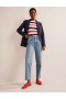 Blue Women's Boden Mid Rise Tapered Jeans
