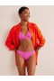 Pink Women's Boden Classic Texture Bikini Bottoms