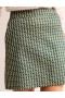 Green Women's Boden A-Line Jacquard Mini Skirts