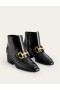 Black Women's Boden Snaffle-Trim Ankle Boots