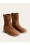 Brown Women's Boden Western Suede Ankle Boots