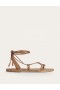 Multicolor / Brown Women's Boden Scarf Wrap Sandals
