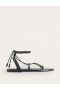 Pink / Black Women's Boden Scarf Wrap Sandals