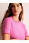 Pink Women's Boden Merino Scallop Cardigan