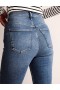 Blue Women's Boden High Rise True Straight Jeans