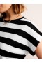 Black / White Women's Boden Tamsin Short Sleeve Tops